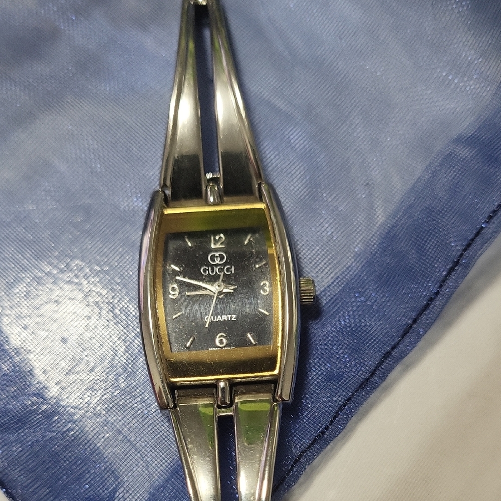 Gucci Two-Tone Silver and Gold Watch